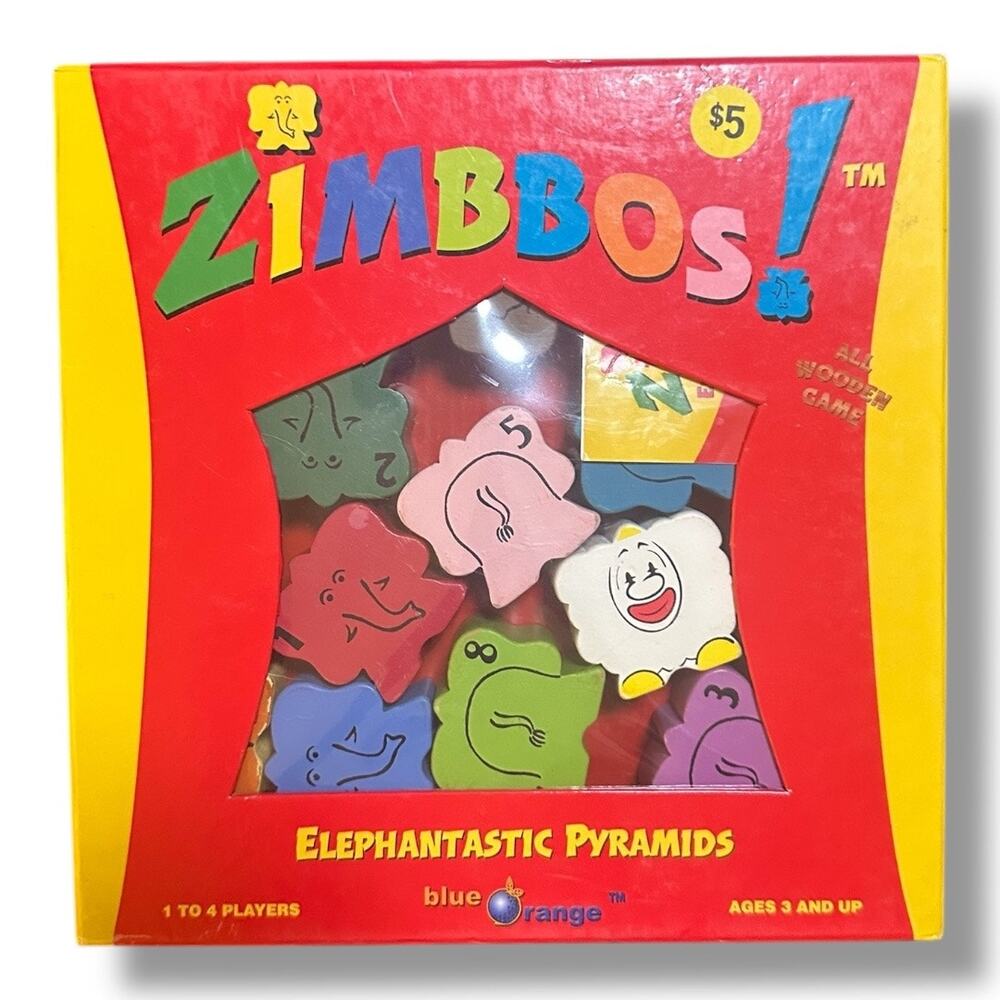 Zimbbos! Elephantastic Pyramids - Colorful Wooden Game